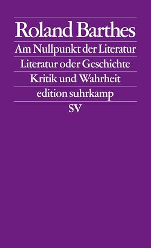 Immagine del venditore per Am Nullpunkt der Literatur / Literatur oder Geschichte / Kritik und.Wahrheit venduto da Smartbuy