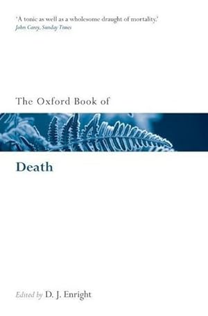 Bild des Verkufers fr The Oxford Book of Death zum Verkauf von Smartbuy