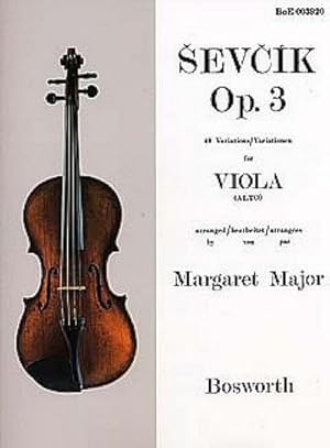 Bild des Verkufers fr Sevcik for Viola, Opus 3: 40 Variations zum Verkauf von Smartbuy