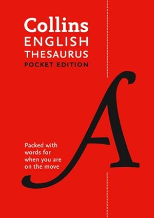 Bild des Verkufers fr English Pocket Thesaurus : The Perfect Portable Thesaurus zum Verkauf von Smartbuy