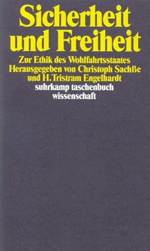 Seller image for Sicherheit und Freiheit : Zur Ethik des Wohlfahrtsstaates for sale by Smartbuy