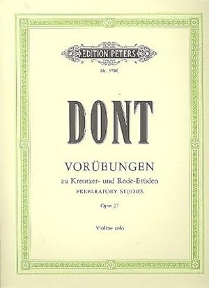 Bild des Verkufers fr 24 Preparatory Exercises to the Kreutzer and Rode Studies Op. 37 for Violin zum Verkauf von Smartbuy