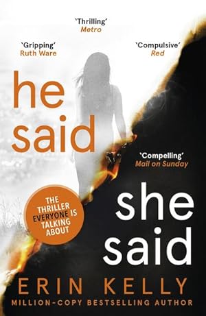 Seller image for He Said/She Said : the must-read bestselling suspense novel of the year for sale by Smartbuy