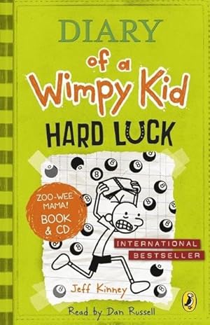 Bild des Verkufers fr Diary of a Wimpy Kid 08. Hard Luck. Book + CD zum Verkauf von Smartbuy