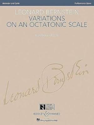 Bild des Verkufers fr Variations on an Octatonic Scale: Recorder and Cello (Original Version) Performance Score zum Verkauf von Smartbuy