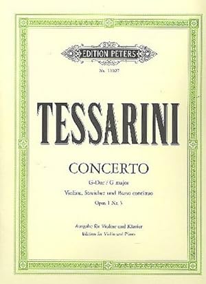 Bild des Verkufers fr Violin Concerto in G Op. 1 No. 3 (Edition for Violin and Piano) : Easy Concerto, 1st to 3rd Position zum Verkauf von Smartbuy