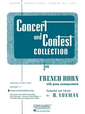 Seller image for Concert and Contest Collection for French Horn : Piano Accompaniment for sale by Smartbuy