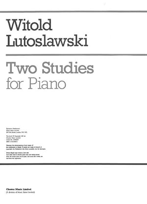 Imagen del vendedor de Two Studies for Piano a la venta por Smartbuy