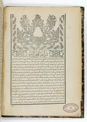 Image du vendeur pour Kitab Alf layla wa-layla. Vols. I and II. mis en vente par Antiquariat INLIBRIS Gilhofer Nfg. GmbH