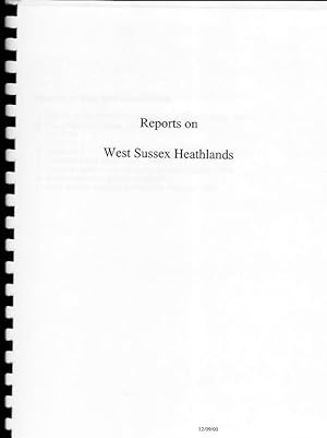 Reports on West Sussex Heathland