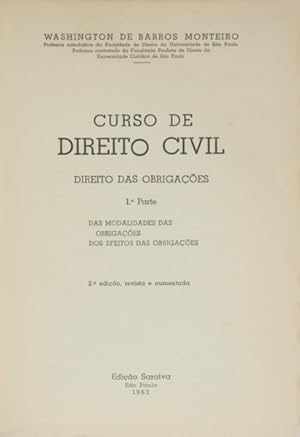 Seller image for CURSO DE DIREITO CIVIL. [5 VOLS.] for sale by Livraria Castro e Silva