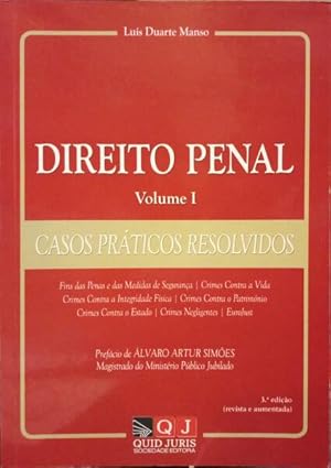 DIREITO PENAL. CASOS PRÁTICOS RESOLVIDOS. [2 VOLS. - ED. MISTAS]