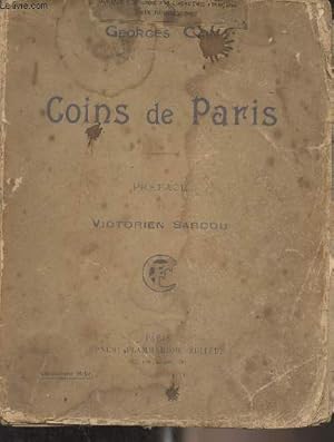 Bild des Verkufers fr Coins de Paris zum Verkauf von Le-Livre