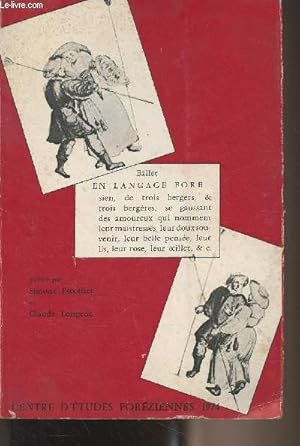 Bild des Verkufers fr Le Ballet en langage forsien (1605) - "Inventaires et documents" n4 zum Verkauf von Le-Livre