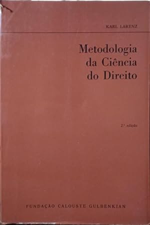 Bild des Verkufers fr METODOLOGIA DA CINCIA DO DIREITO. [2. EDIO] zum Verkauf von Livraria Castro e Silva