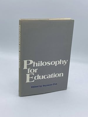 Bild des Verkufers fr Philosophy for Education zum Verkauf von True Oak Books