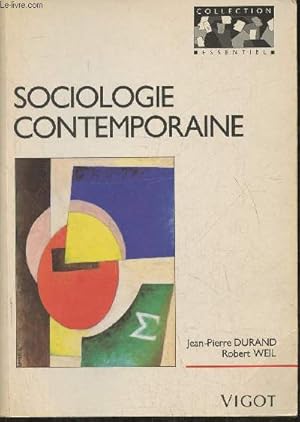 Imagen del vendedor de Sociologie contemporaine a la venta por Le-Livre