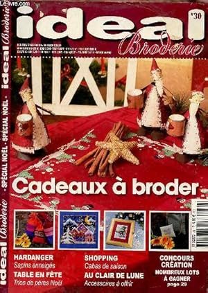 Image du vendeur pour Idal broderie n30 septembre 2008 - Spcial nol - cadeaux  broder - hardanger sapins enneigs - table en fte trios de pre nol - shopping cabas de saison - au clair de lune accessoires  offrir - concours cration. mis en vente par Le-Livre