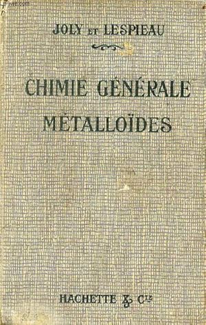 Bild des Verkufers fr Chimie gnrale mtallodes - cours lmentaire de chimie - 8e dition. zum Verkauf von Le-Livre