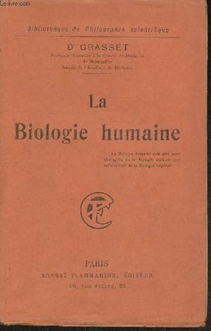 Bild des Verkufers fr La biologie humaine zum Verkauf von Le-Livre