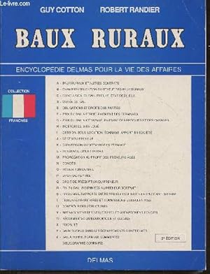 Bild des Verkufers fr Baux ruraux + mises  jour 1er mars 1993-15 mars 1995 et 1er septembre 1996 zum Verkauf von Le-Livre