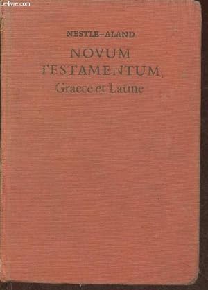 Bild des Verkufers fr Novum testamentum graece et latine zum Verkauf von Le-Livre