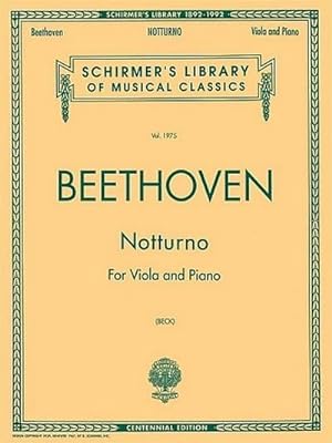 Immagine del venditore per Notturno for Viola and Piano Centennial Edition: Schirmer Library of Classics Volume 1975 Viola and Piano venduto da Smartbuy