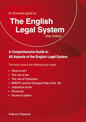 Bild des Verkufers fr Guide To The English Legal System zum Verkauf von Smartbuy