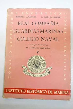 Imagen del vendedor de Real Compaa de Guardias Marinas y Colegio Naval a la venta por Alcan Libros