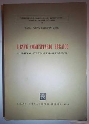 L'Ente Comunitario Ebraico