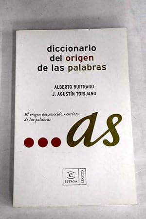 Seller image for Diccionario del origen de las palabras for sale by Alcan Libros
