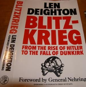 Seller image for Dust Jacket only for Blitzkrieg: From The Rise Of Hitler To The Fall Of Dunkirk. for sale by Wittenborn Art Books