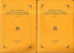 Studi di lingua e letteratura lombarda offerti a Maurizio Vitale ( 2 vol.)