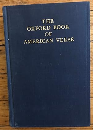 The Oxford Book of American Verse