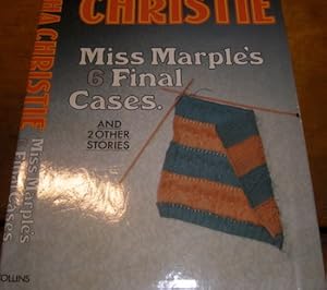 Dust Jacket for Miss Marple's 6 Final Cases.