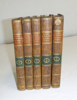 Imagen del vendedor de Lettres et mmoires choisis parmi les papiers originaux du marchal de Saxe. Et relatifs aux vnements auxquels il a eu part, ou qui se sont passs depuis 1733 jusqu'en 1750, notamment aux campagnes de Flandre de 1744  1748, 5 vols. First edition. a la venta por Wittenborn Art Books