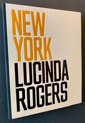 Image du vendeur pour New York: Lucinda Rogers -- Drawings 1988-2018 mis en vente par APPLEDORE BOOKS, ABAA