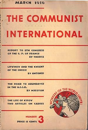Imagen del vendedor de The Communist International, March 1936, Vol. XIII, No. 3 a la venta por Kenneth Mallory Bookseller ABAA