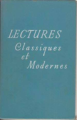 Bild des Verkufers fr Lectures Classiques et Modernes zum Verkauf von Robinson Street Books, IOBA