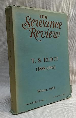 Imagen del vendedor de The Sewanee Review, Vol. LXXIV, No.1: T. S. Eliot (1888-1965) a la venta por Book House in Dinkytown, IOBA