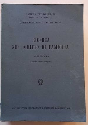 Ricerca sul Diritto di Famiglia - parte seconda