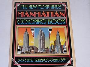 Imagen del vendedor de The New York Times Manhatten Coloring Book. a la venta por Der-Philo-soph