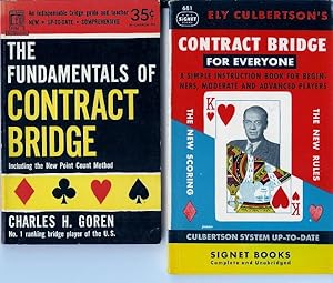 Imagen del vendedor de CONTRACT BRIDGE" BOOKS: The Fundamentals of Contract Bridge / Contract Bridge for Everyone a la venta por John McCormick