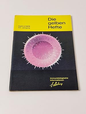 Die gelben Hefte. Immunbiologische Information - Heft 2 / 1976