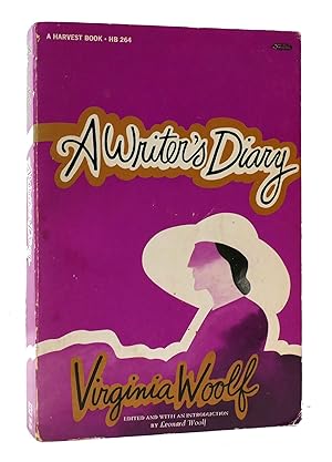 Seller image for A WRITER'S DIARY: BEING EXTRACTS FROM THE DIARY OF VIRGINIA WOOLF for sale by Rare Book Cellar