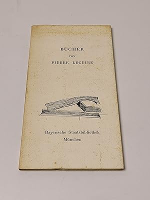 Seller image for Bcher von Pierre Lecuire. Ausstellung 14. September - 13. Oktober 1978. Bayerische Staatsbibliothek Mnchen for sale by BcherBirne