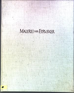 Image du vendeur pour Malerei der Etrusker. mis en vente par books4less (Versandantiquariat Petra Gros GmbH & Co. KG)