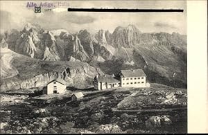 Bild des Verkufers fr Ansichtskarte / Postkarte Catinaccio Rosengarten Trentino Alto Adige Sdtirol, Panorama zum Verkauf von akpool GmbH