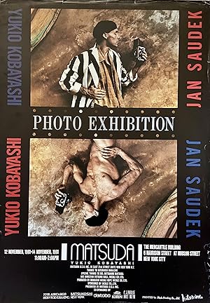 JAN SAUDEK PHOTO EXHIBITION - 1991, 73 x 103 cm POSTER