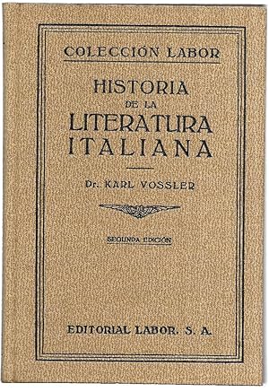 Historia de la literatura italiana